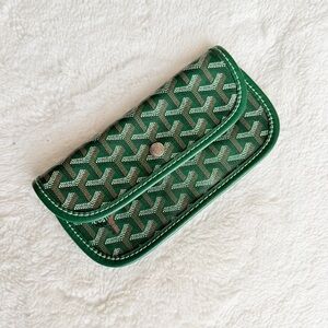 COPY Goyard Green Goyardine Continental Wallet COPY
